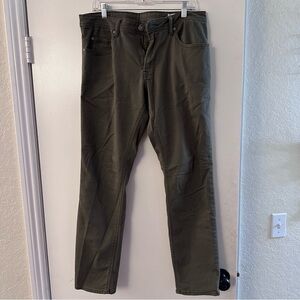 Buffalo David Bitton Buffalo Men's Olive Green Jeans